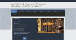 Desktop Screenshot of albanyminyan.com